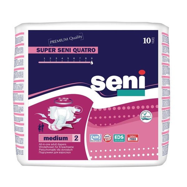 TZMO Super Seni Quatro Windelhose - M 10.0 St
