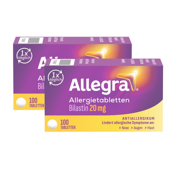 Allegra Allergietabletten 20 mg Doppelpack 2X100 St