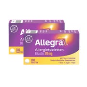 Produktabbildung: Allegra Allergietabletten Doppelpack 2X100 St