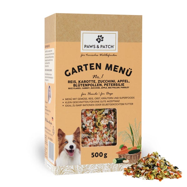 PAWS&PATCH GARTEN MENÜ Nr. 1 für Hunde 500 g