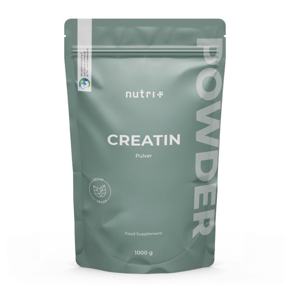 nutri+ Creatin Pulver - reines Kreatin Monohydrat 1000 g