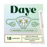 Daye Schadstofffreie Bio-Tampons – Normale Saugstärke 18 St