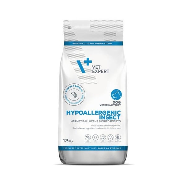 VET EXPERT Veterinary Diet Dog Hypoallergenic Insect 12 kg