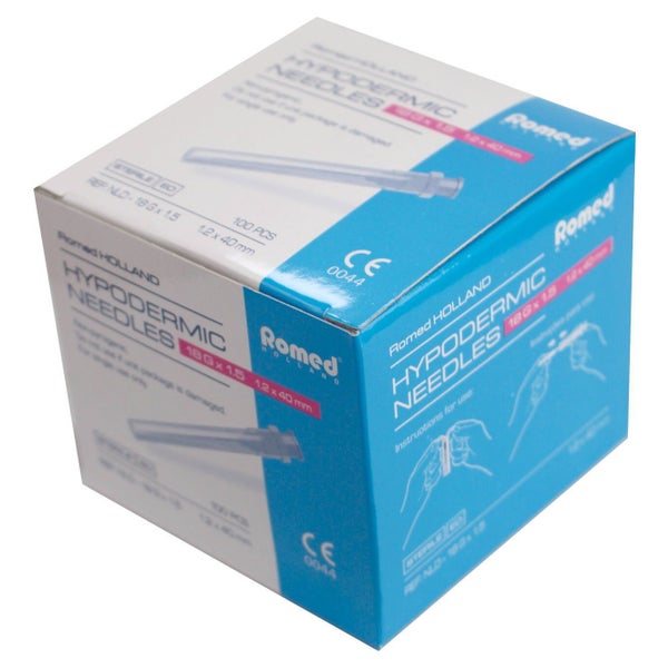 Romed Injektionskanülen steril 100 Stück (18 G rosa 1,2 x 40 mm) 100 St