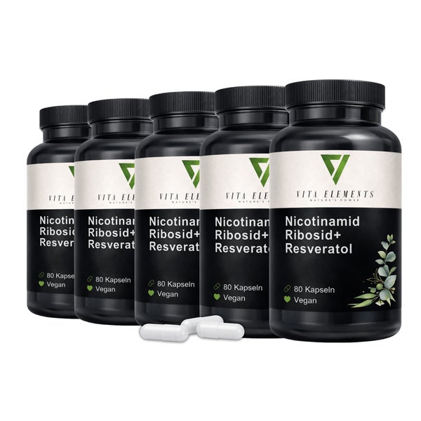 Vita Elements Nicotinamide Riboside NAD+ Kapseln 5 x 80 St