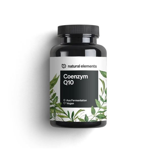 natural elements Coenzym Q10 – 200mg pro Kapsel – 120 vegane Kapseln – 4 Monate Reichweite – hochwertiges Q10 aus Fermentation von Mais – hochdosiert, in Deutschland produziert & laborgeprüft 120 St