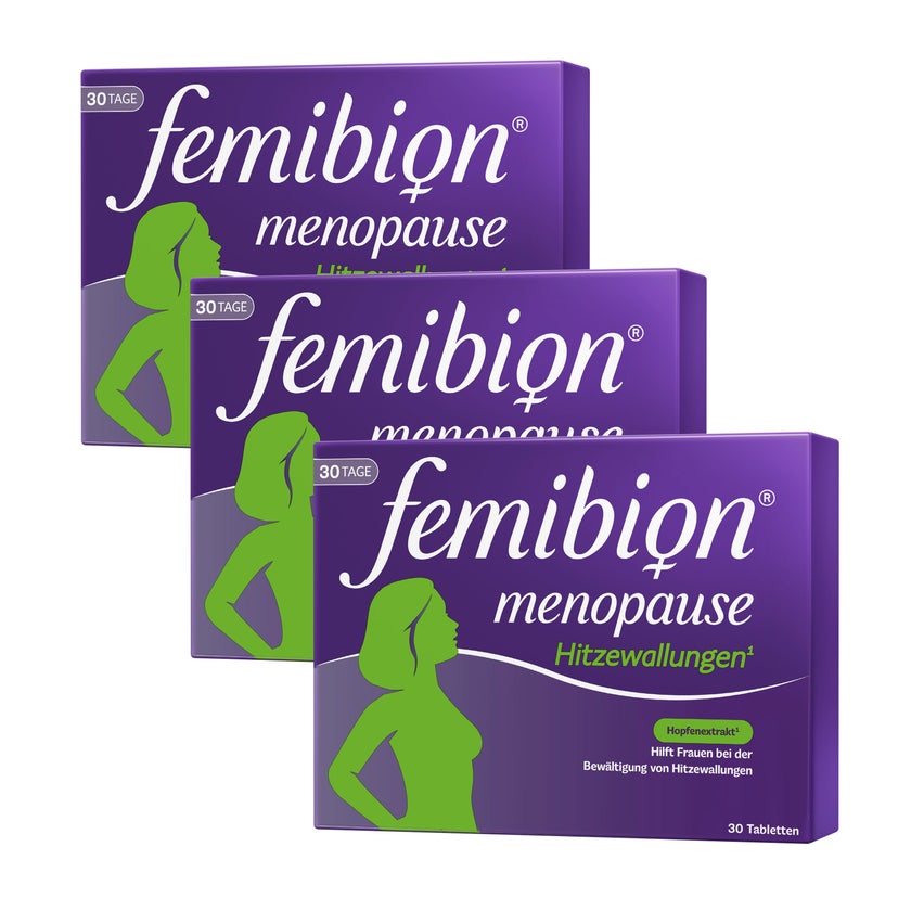 Femibion® Menopause Hitzewallungen Dreierpack 3X30 St