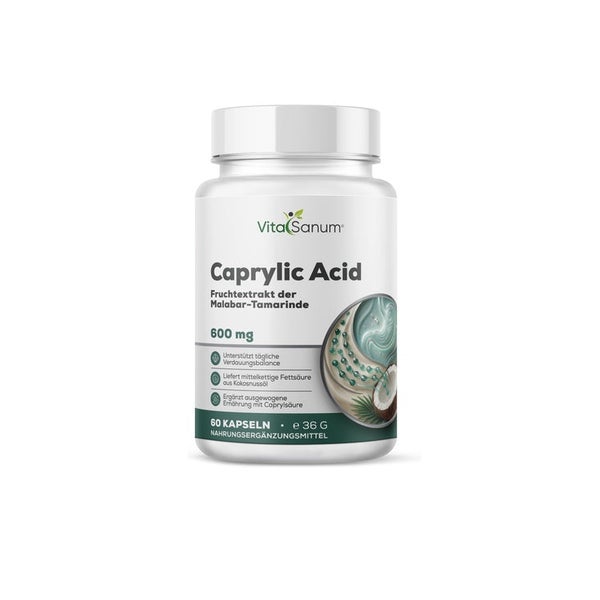 VitaSanum® – Caprylsäure (Octansäure) – 600 mg 60 St
