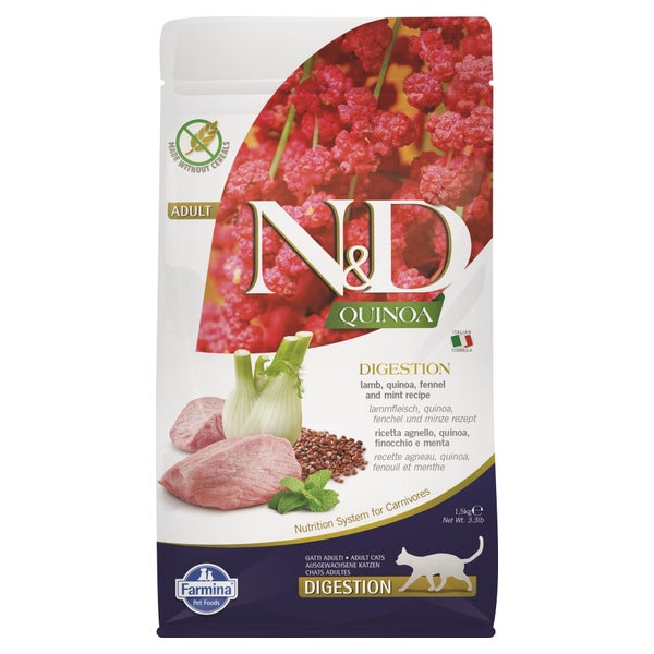 FARMINA N&D Cat Quinoa Digestion Lamb & Fennel 1,5 kg