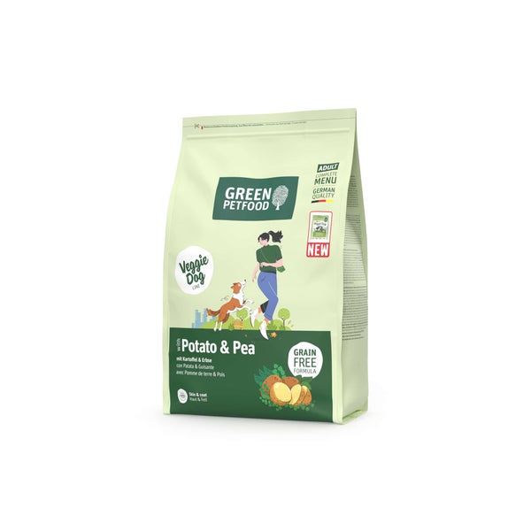 Green Petfood Dog - Mini Potato & Pea with Insects 3,03 kg