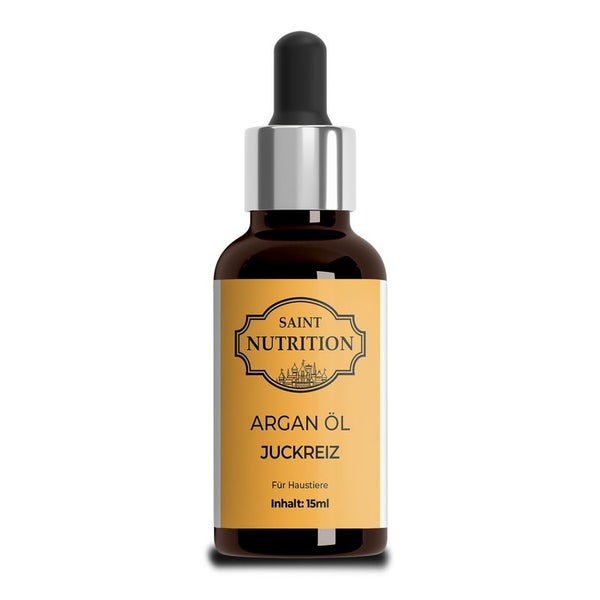 Saint Nutrition® Anti Juckreiz Argan Öl für Tiere| natürliche Unterstützung 15 ml