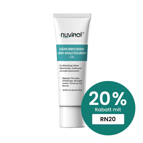 nuvinol Hämorrhoiden-gel Und Analfissuren-gel 40 ml