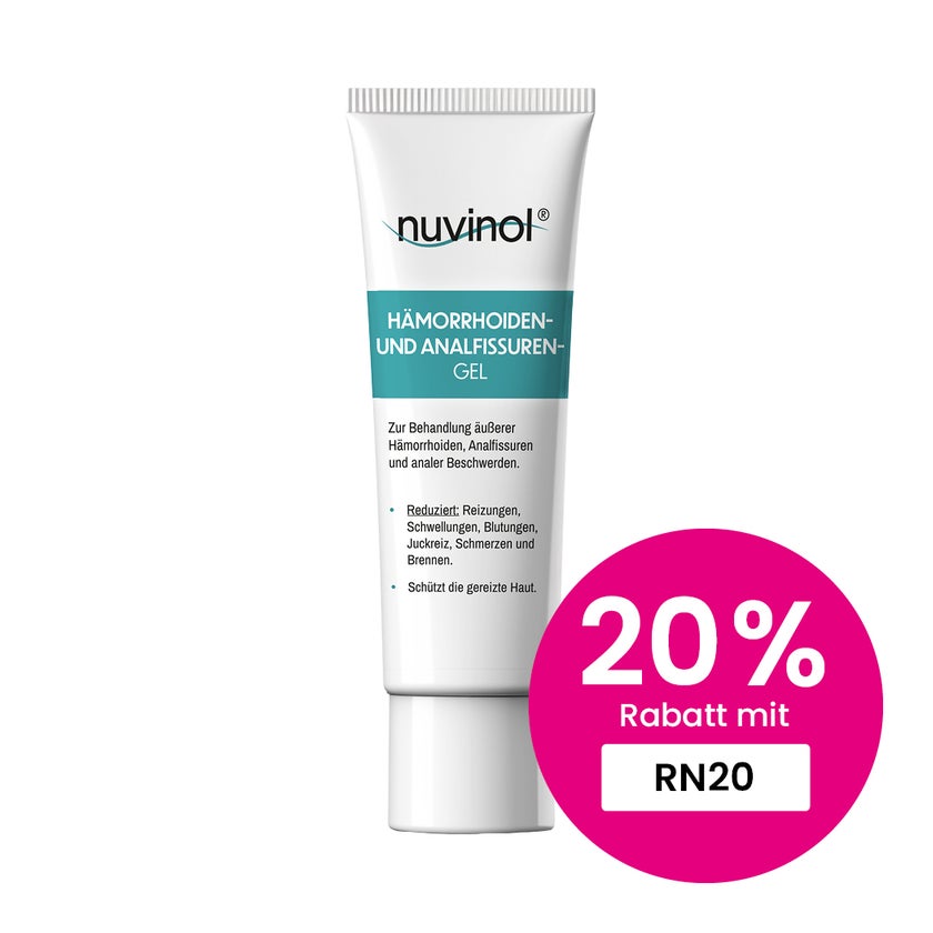 nuvinol Hämorrhoiden-gel Und Analfissuren-gel 40 ml