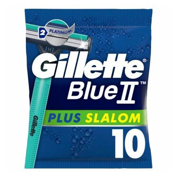 Gillette Multipack 3x Blue II Plus Slalom Einwegrasierer 10er 1 St