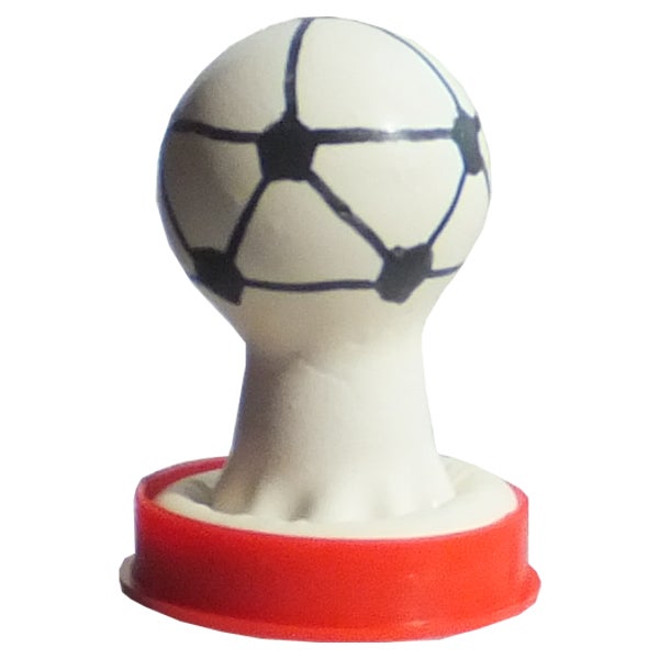 Scherzkondom mit Figur «Fußball» 1 Stück, handbemalt (1 Stück) 1 St
