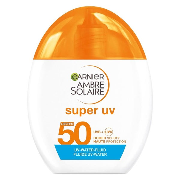 Garnier Ambre Solaire Super UV UV-Water-Fluid LSF 50 Gesicht 40 ml