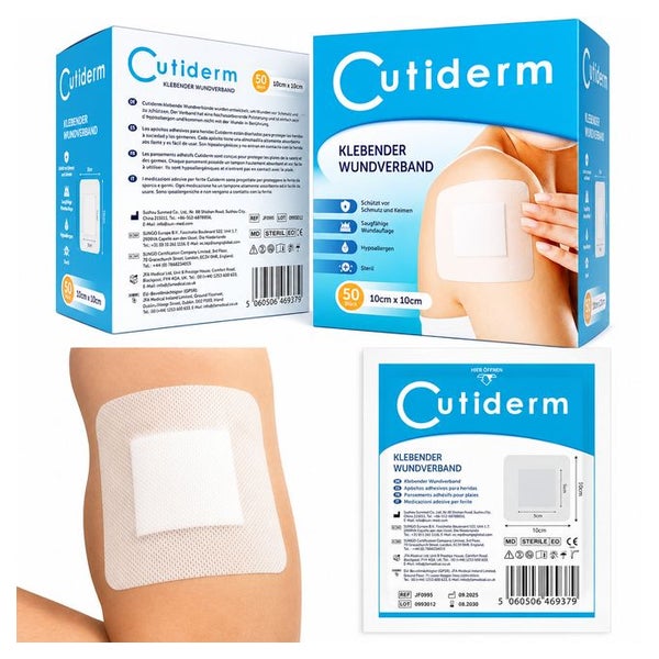 Cutiderm Steriler Wundverband 10cm x 10cm 50 St
