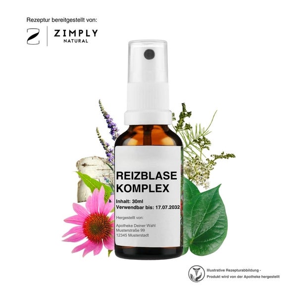 ZIMPLY NATURAL Reizblase Komplex Fläschchen ml