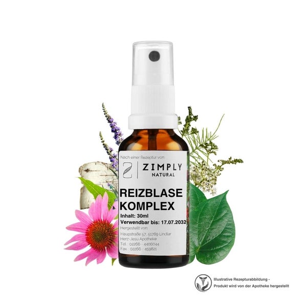ZIMPLY NATURAL Reizblase Komplex - Pflanzenbasierte Rezeptur 30 ml