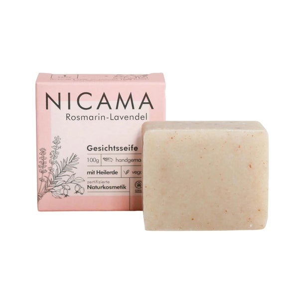 NICAMA Gesichtsseife Rosmarin-Lavendel