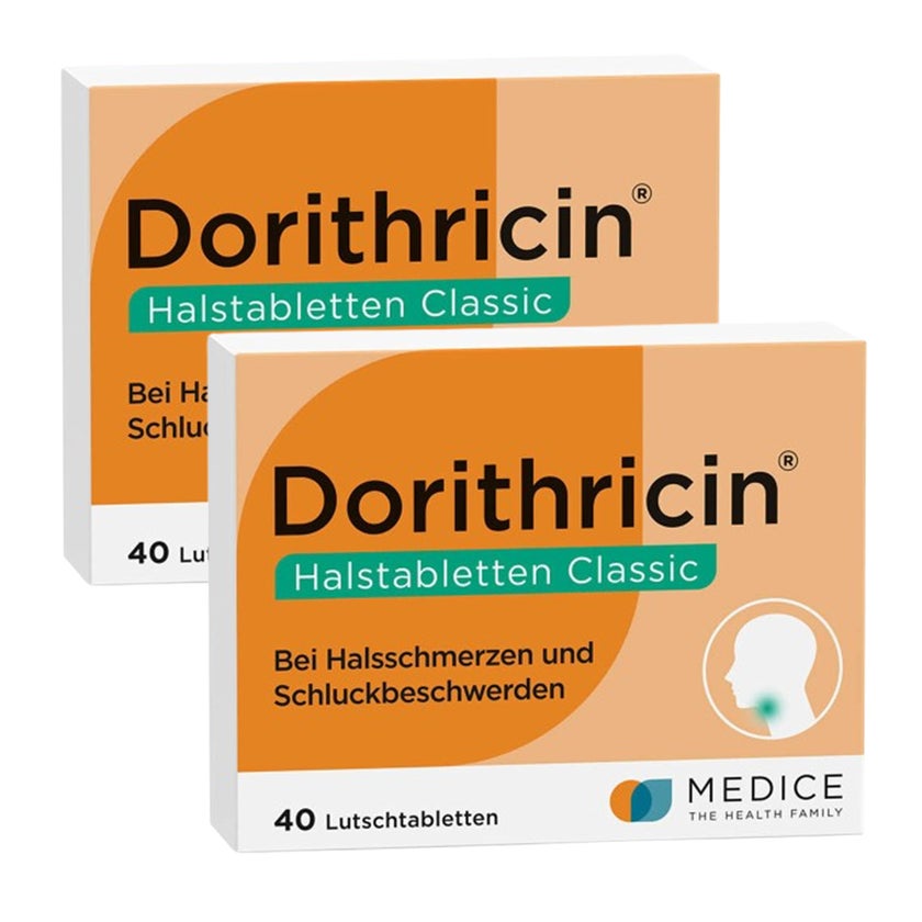Dorithricin Classic Doppelpack 80 St