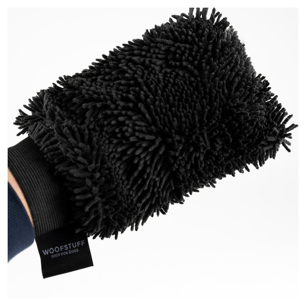 Hunde-Trockenhandschuh Quick Dry Anthrazit - Woofstuff