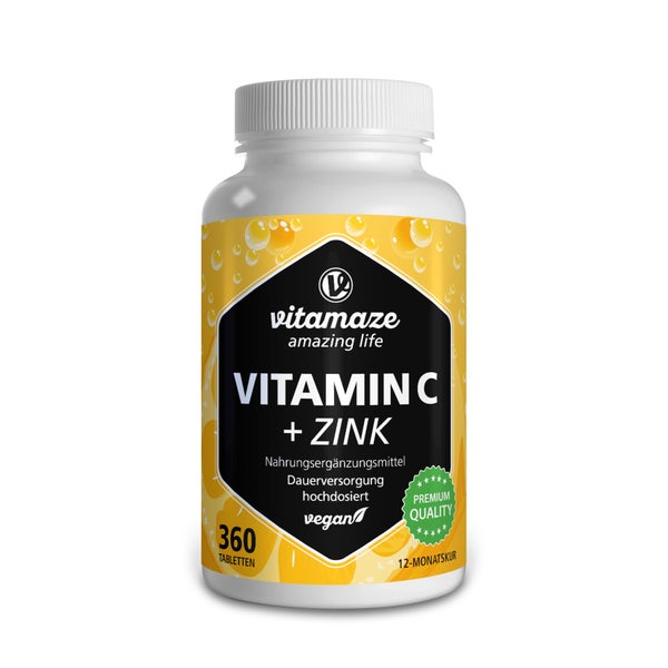 Vitamin C 1000 mg + Zink 360 St