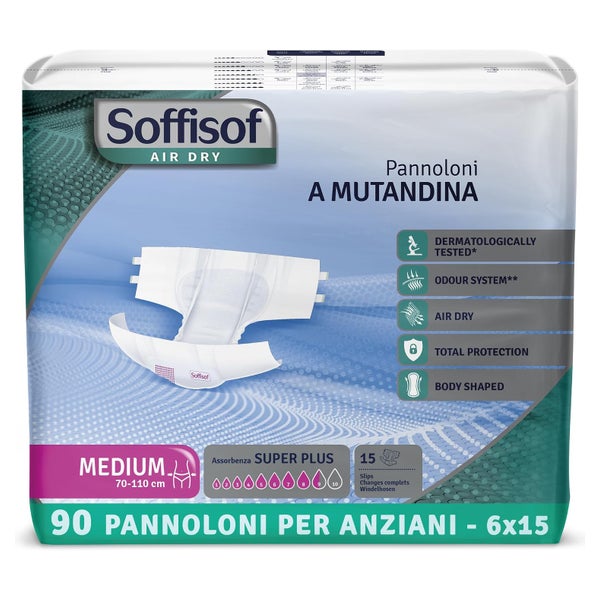 Soffisof Air Dry Super Plus M, Windeln für Erwachsene 90 St