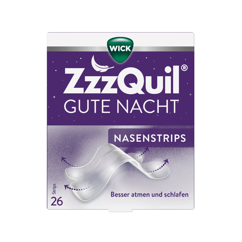 WICK ZzzQuil® GUTE NACHT Nasenstrips 26 St