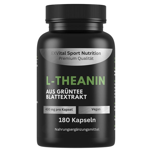 EXVital® L-Theanin Kapseln, 400mg aus Grüntee Blattextrakt 90 g
