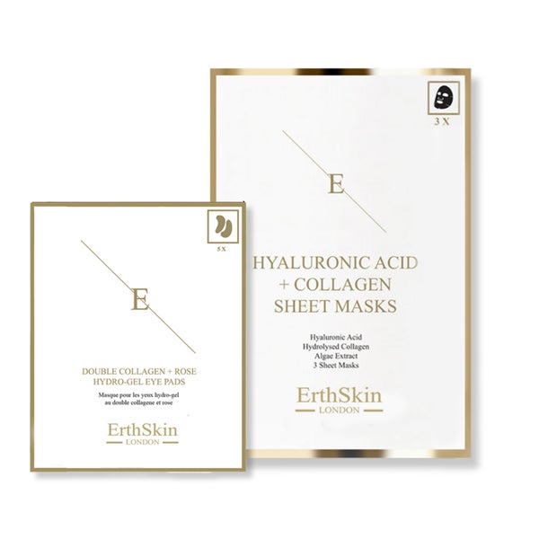 Hyaluronsäure  Und Kollagenmaske + Augenpads Set 1 St
