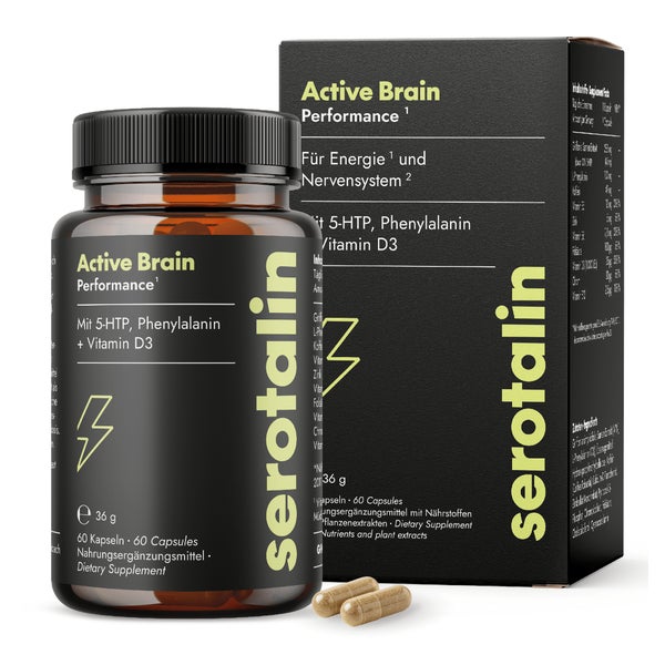 serotalin Active Brain Performance | Energie¹ & Nerven² 60 St