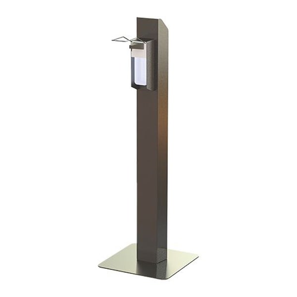 Medi-Inn Hygienetower Desinfektionssäule Edelstahl inkl. Desinfektionsspender und Leerflasche 1 St