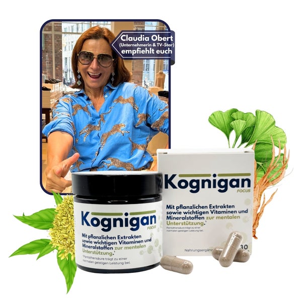 Kognigan Fokus - Für Gehirn, Konzentration & Gedächtnis 30 St