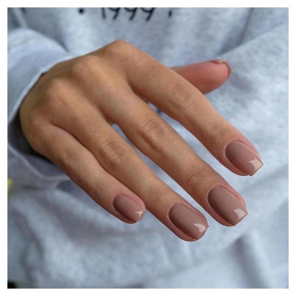 Kunstnägel Press on 24 Stück Kurz Eckig Acryl Pink Nude AB17 1 St