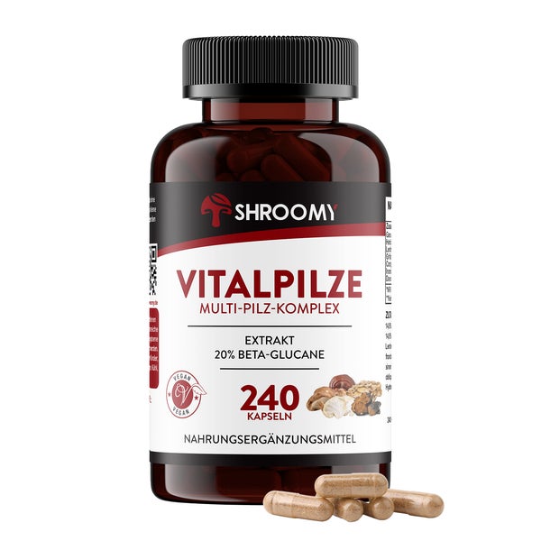 SHROOMY Vitalpilze Extrakt Kapseln 240 St