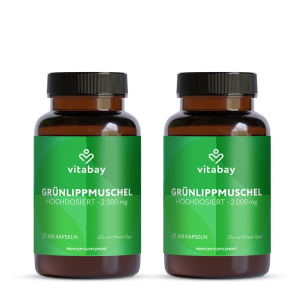 Vitabay GRÜNLIPPMUSCHEL 2000 mg hochdosiert 600 St