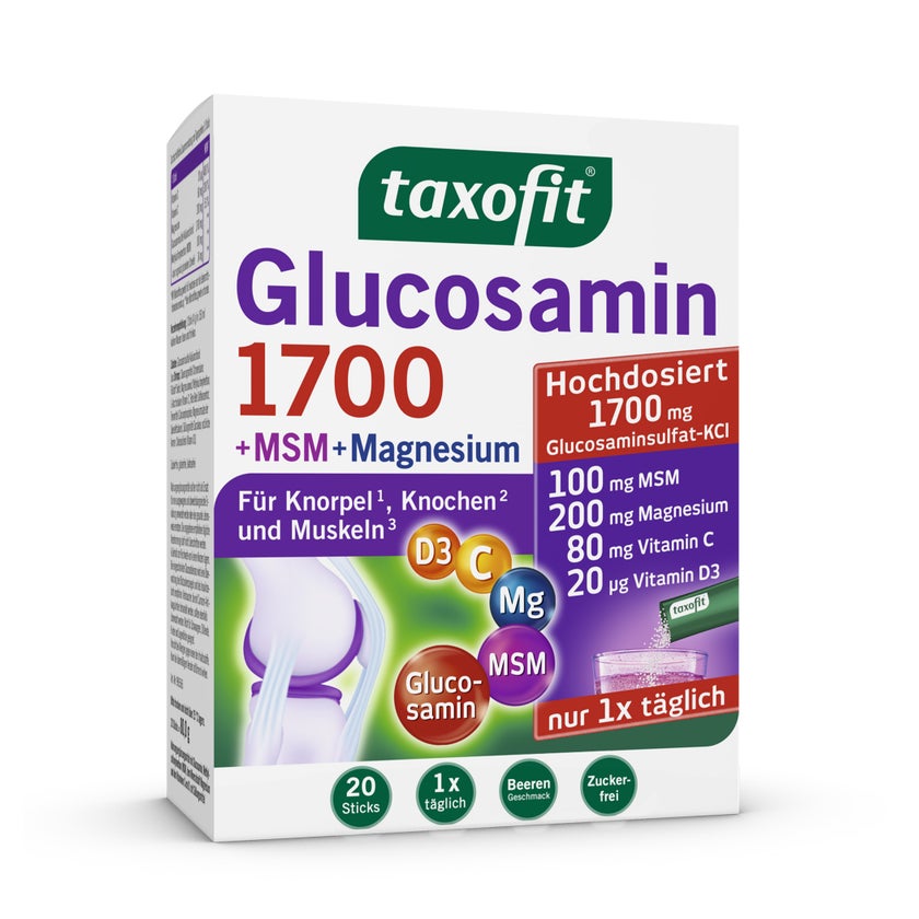 Taxofit Glucosamin 1700+msm+magnesium Sticks 20X4 g