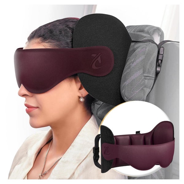Reisekissen Nackenkissen mit Schlafmaske 360 Grad 1 St