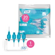 TePe Interdentalbürste Blau + Badständer 20 St
