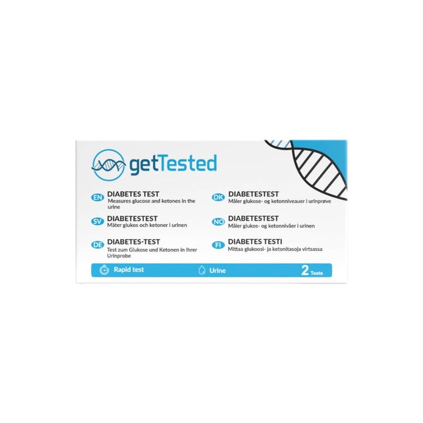 GetTested Diabetes-Test – Messung von Ketonen und Glukose 1 St