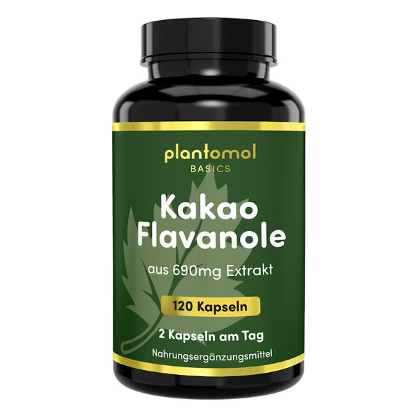 plantomol® - Kakao Flavanol Kapseln - 200mg Flavanole /Tag