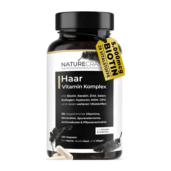 NatureCraft Haare, Haut & Nägel Vitamin Komplex 120 St