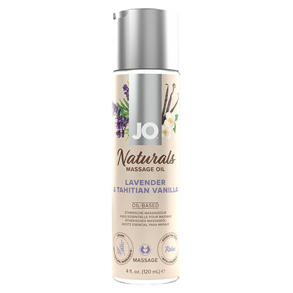 «Lavender & Tahitian Vanilla» veganes, natürliches Massageöl (0.12 l) 120 ml