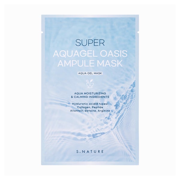 S.Nature Super Aquagel Oasis Ampule Mask