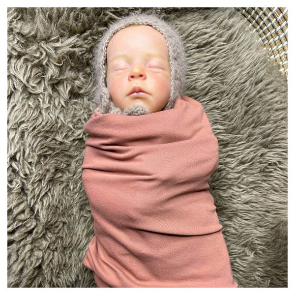 Pucktuch 90x90 cm kupfer