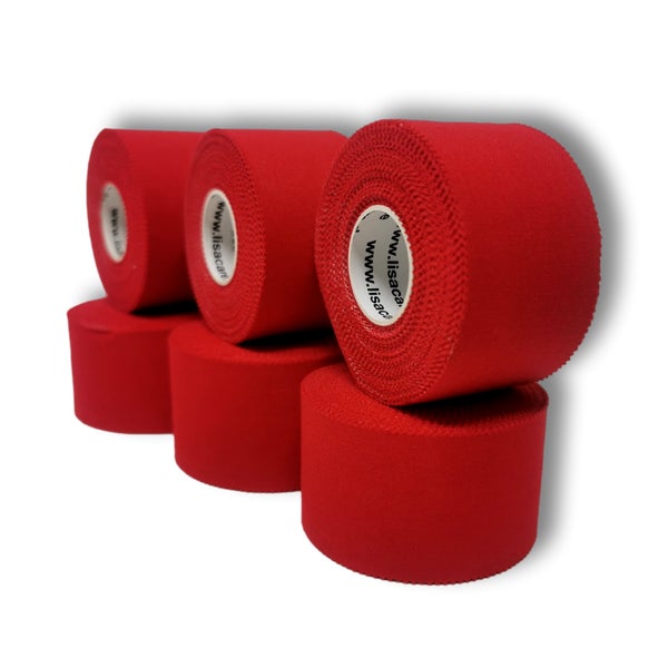 LisaCare Sport Tape - Rot Mix - 3,8cm x 10m 6 St