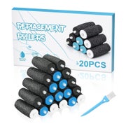 Jorest Ersatzrollen für Scholl Velvet Smooth Hornhautentferner, 20 Stück (8x