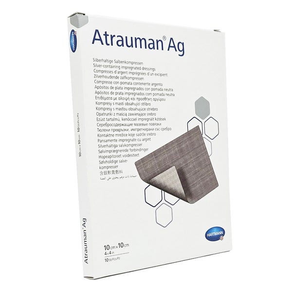 Atrauman Ag 10x10 cm steril Kompressen 10 St