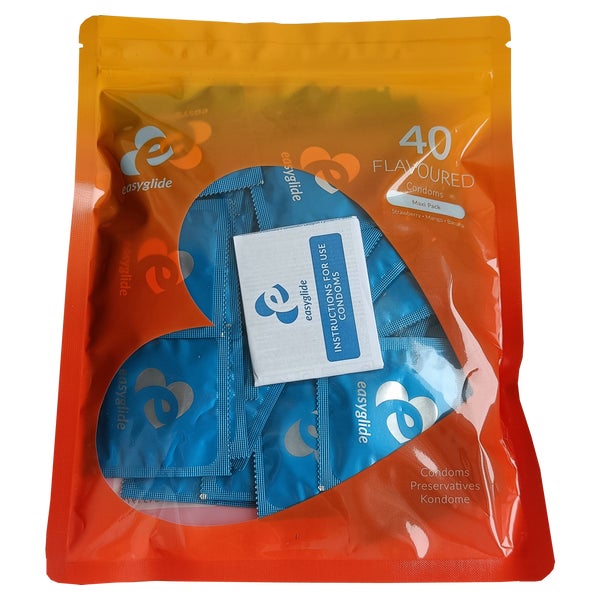 «Flavoured» Kondome - 40er Pack, aromatisiert, farbig (40 Kondome) 40 St